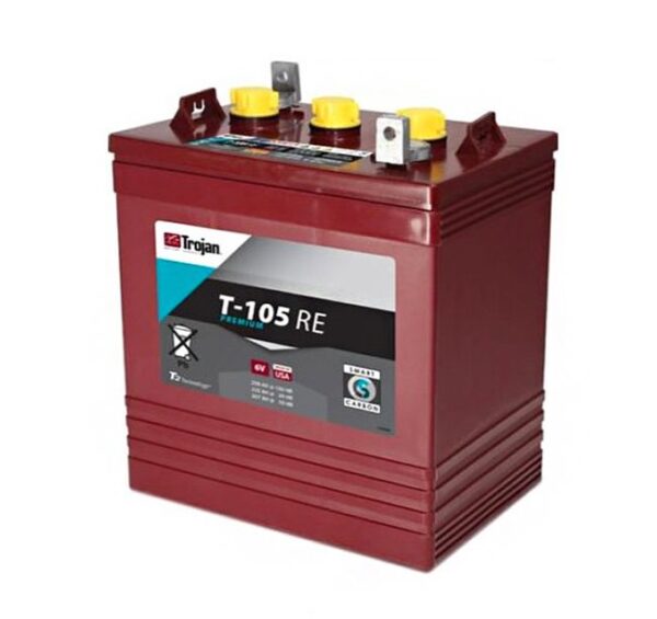 Trojan T105-RE 6V Deep-Cycle Flooded Battery