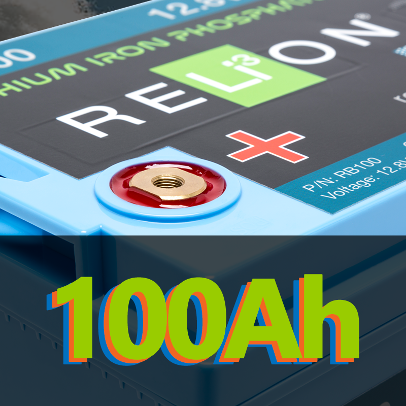 100Ah Lithium LiFePO4 Batterie RB100 (DIN) 100Ah - 12,8V / 100 Ah