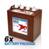 6x Trojan T875 8V 48V Golf Cart Battery Package