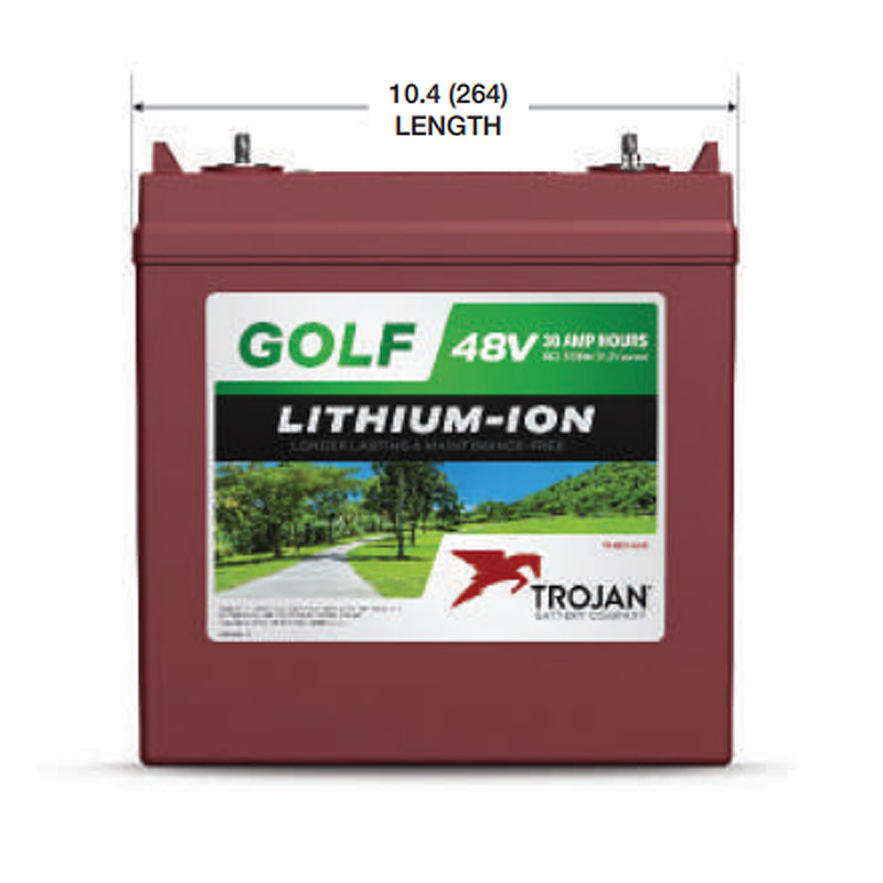 Allied 48V 30AH LiFePO4 Lithium Golf Cart Batteries - Drop-in-Ready