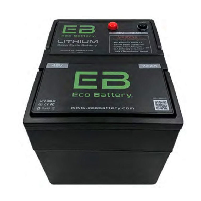 Eco Battery EB48V72 72Ah LiFePO4 Batery Bundle | AB