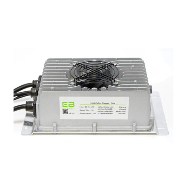 70V 15A CAN Charger | Eco Battery EB-3344 ICON/Advanced EV1 2021-23 70V 105Ah LiFePO4 Lithium Battery Bundle