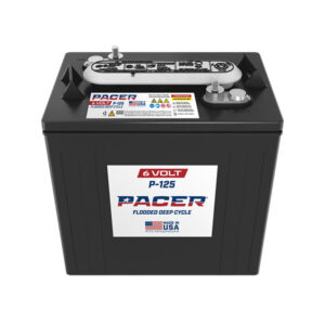 Pacer P-125 6V Deep-Cycle Flooded Battery