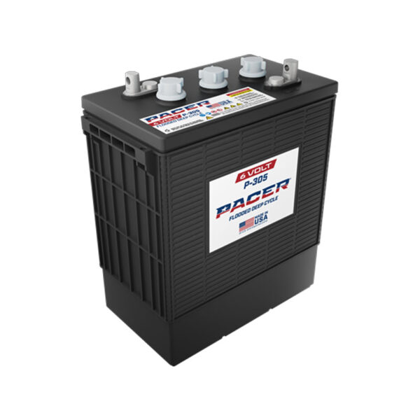 Pacer P-305 6V Deep-Cycle Flooded Battery